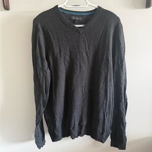 RW&CO. Charcoal V-Neck Sweater